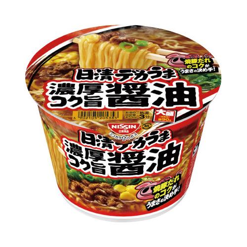 日清食品 ＃ インスタント食品 ＃日清デカうま 濃厚コク旨醤油 12個入 25607 : 文具屋さん - 通販 - Yahoo!ショッピング
