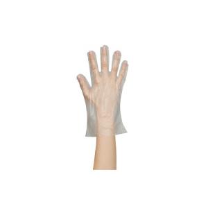 カウネット たっぷり使えるポリエチレン手袋 L クリア 300枚 4543
