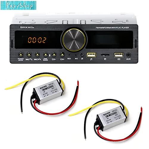 MAXWIN(マックスウィン) メディアプレーヤー カーオーディオ 1DIN デッキ プレーヤー Bluetooth ブルートゥース 車載