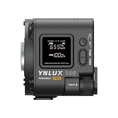 YONGNUO　LUX100Pro　撮影用ライト　手持ち型　スタジオライト　LEDライト　色温度2700-6500K　動画撮影　バイカラー　ビデオラ