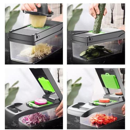 Kitchen Tools 13 in 1 Manual Mandoline Fruit Vegetable Cutter Onion Dicer｜papyshop｜05