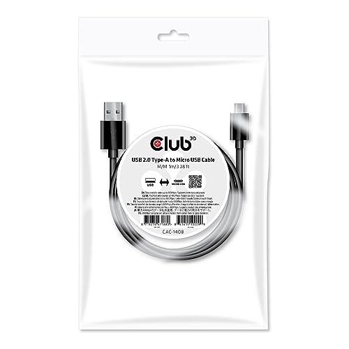 Club 3D USB 2.0 Type-A to Micro USB オス/オス 1m 双方向 ケーブル (CAC-1408)｜papyshop｜02