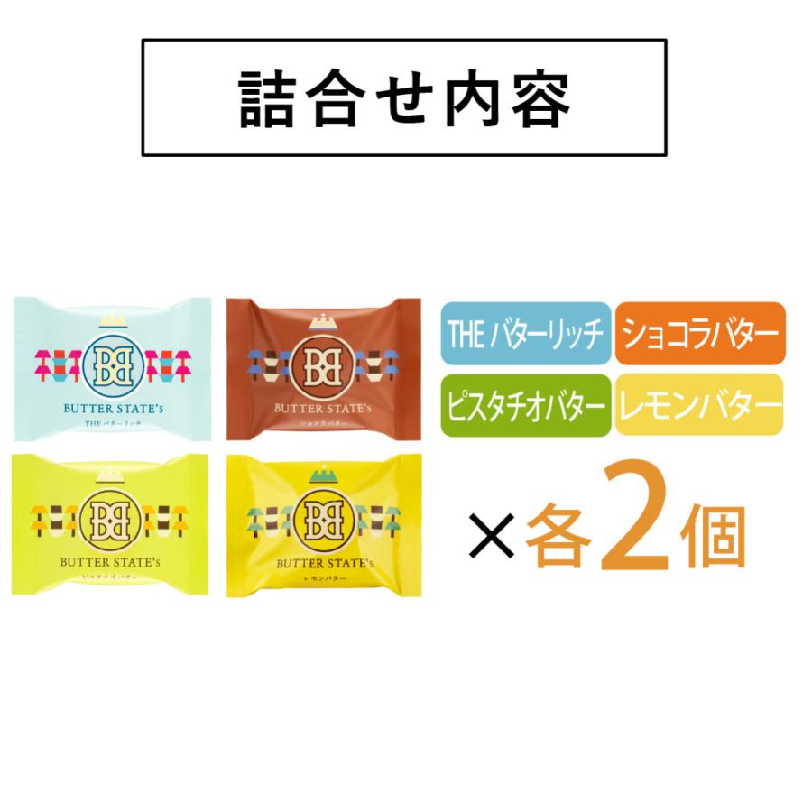 バターステイツクッキー 4種 8個入 | クッキー 個包装 | バターステイツ 公式 お取り寄せ おやつ バター スイーツ 高級 人気 お土産 お菓子 ギフト ばらまき | BUTTER STATE's | 06