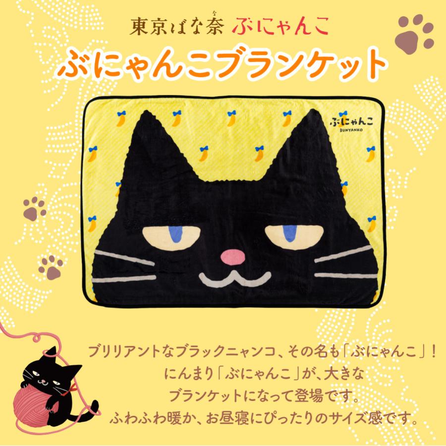 東京ばな奈ぶにゃんこ ブランケット 1個 ギフト 可愛い グッズ 誕生日