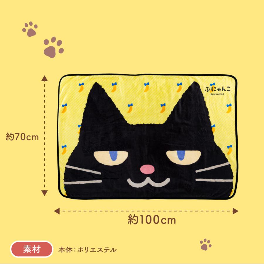 RENAÎTRE ルネートル 猫柄 大判ブランケット 200×200 アクリル