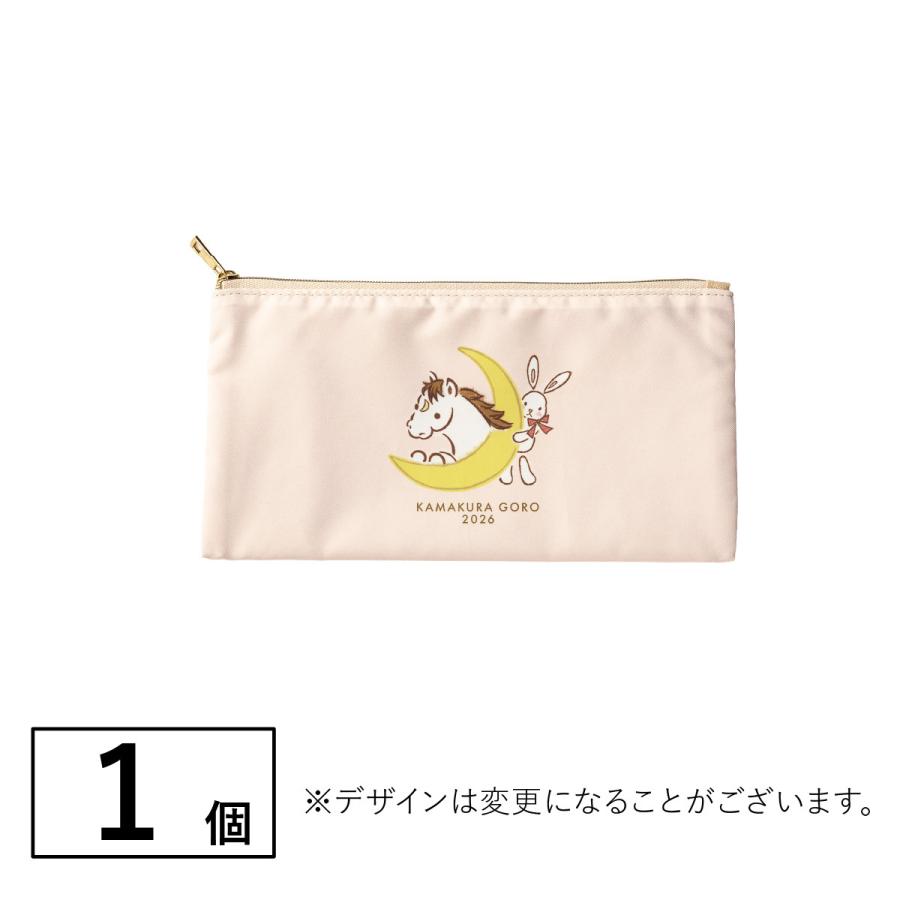 鎌倉五郎 午年福ポーチ | 鎌倉五郎本店 グッズ おしゃれ 可愛い かわいい 大人 プレゼント ギフト プチギフト お礼 お返し 誕生日 年賀 午年 干支 マチなし 薄型 |  | 04