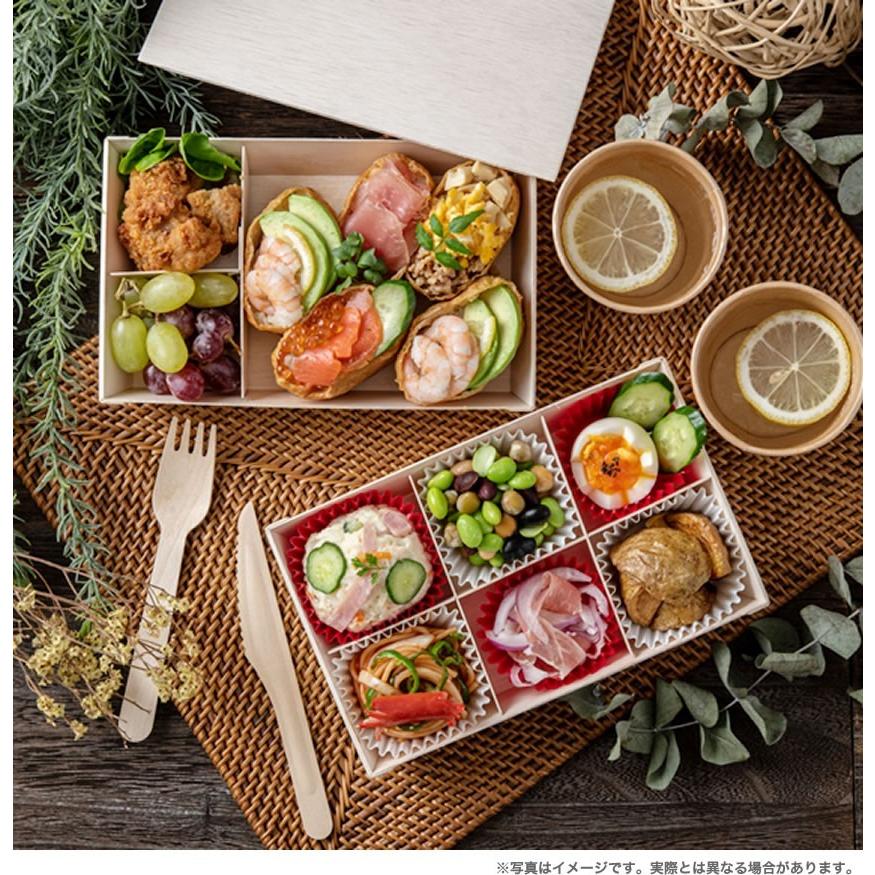 パケットポーチェエコウッド容器 FA-420B 2合 218mm×142mm×40Hmm 弁当