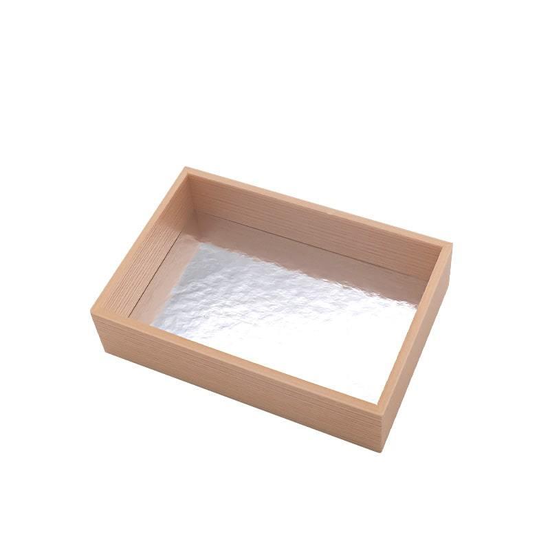 折箱 1合折 赤杉両 共蓋付 ウッドケース (AWK-10) [ケース350入] 高級