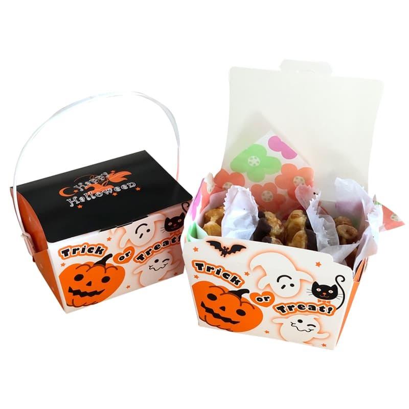 在庫限り】[小ロットセット商品]ハロウィン紙ボックスTAC-2 取っ手付き