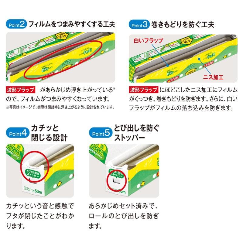 業務用サランラップ30cm×50m[ケース30入] 業務 サランラップ 冷凍保存