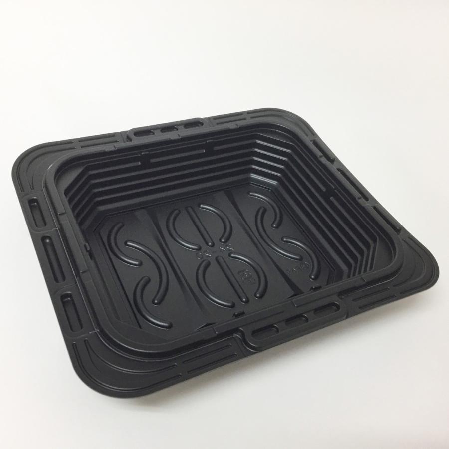 使い捨て バスケット型 お弁当容器 おしゃれ 可愛い 黒色 CT WRL24-20 BK [ケース200入]