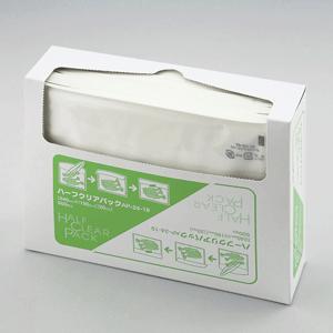 ハーフクリアパックAP-24-19 無地 6箱 (1箱500枚入り) 透明パック 業務用 軽食用包材