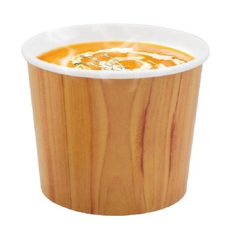 サンナップ Kino Paper 使い捨てスープカップ Pc 395 キノペーパースープカップ Sns映え おしゃれ 木目風 深型 396ml 1000個 Kinocup395 パケットポーチェ 通販 Yahoo ショッピング