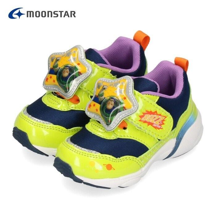 ムーンスター Dn C1249 ディズニー バズライトイヤー キャラクター キッズ ベビー カジュアルシューズ スニーカー 運動靴 子供靴 男の子 2e グリーン Gotogo Jp