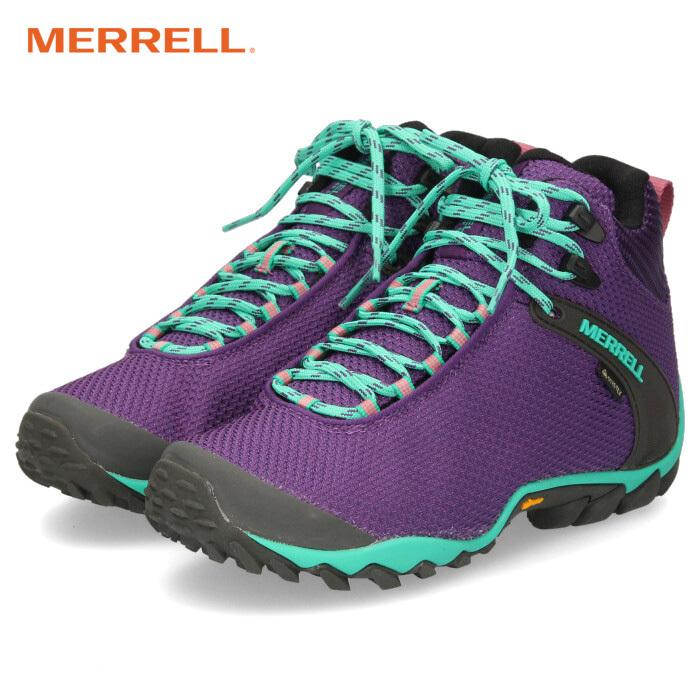 メレル カメレオン 8 ストーム ミッド ゴアテックス Merrell Chameleon 8 Storm Mid Gtx J アサイー レディース