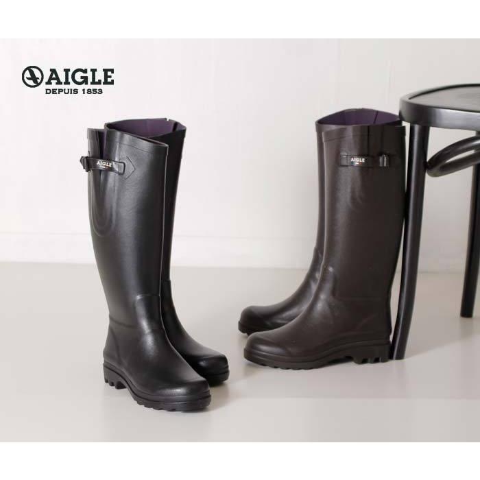 エーグル レインブーツ レディース 長靴 AIGLE エーグランティーヌ ロング 正規品 黒 ブラウン ブラック 8880 AIGLENTINE 2｜parade｜04