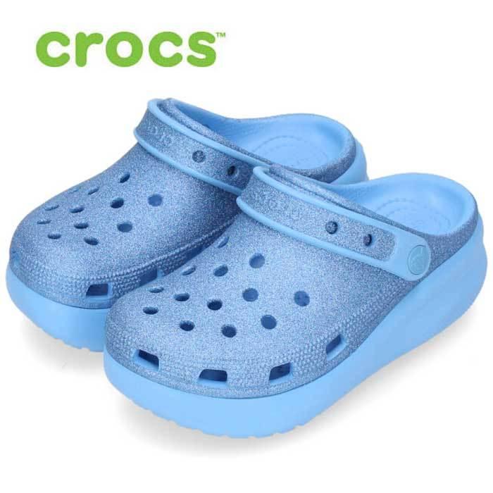 クロックス サンダル キッズ クラシッククロックスグリッターキューティクロッグ 2078344TB オキシゲン classic crocs