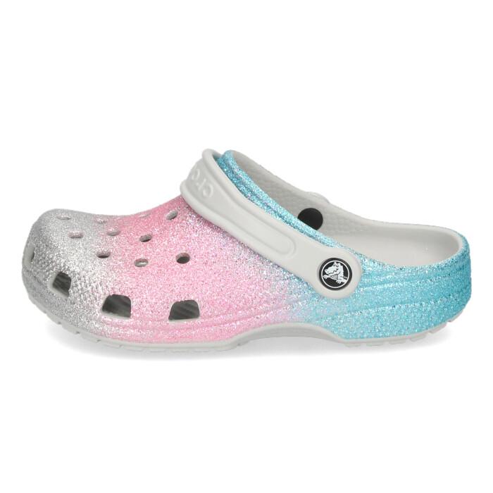 クロックス サンダル キッズ crocs 女の子 ピンク クラシック グリッター クロッグ クロッグサンダル CLASSIC GLITTER CLOG 206993 軽量 子供靴｜parade｜10