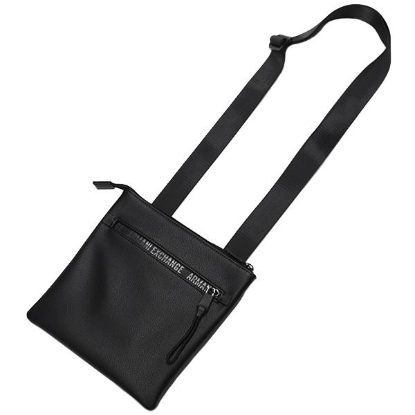 ARMANI EXCHANGE ショルダーバッグ ブラック ARMANI EXCHANGE アルマーニ エクスチェンジ バッグ メンズ ショルダー
