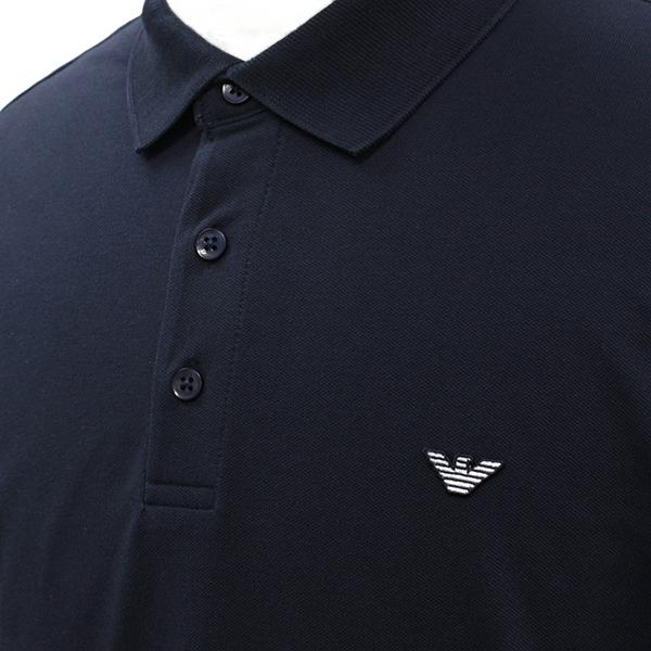 新品【エンポリオアルマーニ】ネイビーポロシャツ L EMPORIO ARMANI エンポリオ アルマーニ ポロシャツ メンズ 半袖