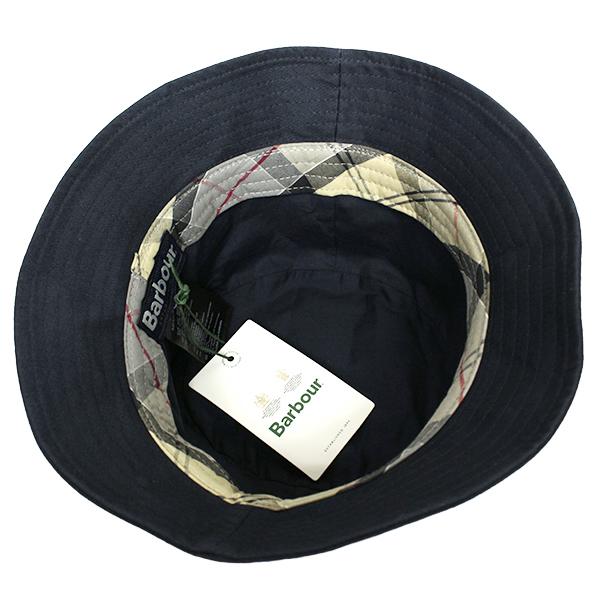 バブアー Barbour 帽子 バケットハット サイズXL ネイビー メンズ レディース MHA0615 NY91 新品