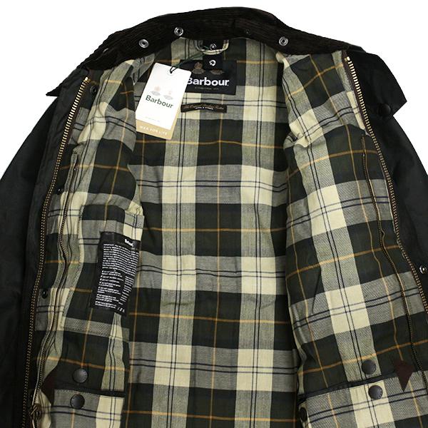 Barbour BORDER ワックスジャケット・オリブ・38 Barbour（バブアー） アウター オイルドコットンジャケット BORDER WAX