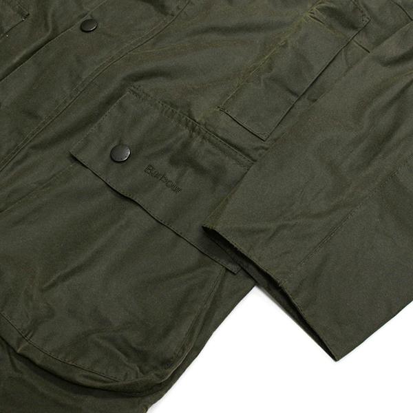 Barbour BORDER ワックスジャケット・オリブ・38 Barbour（バブアー） アウター オイルドコットンジャケット BORDER WAX