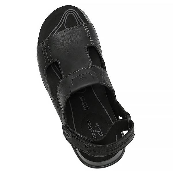 CLARKS ウエッジ トゥポスト サンダル レザー軽量 ベルクロ Clarks クラークス 靴 メンズ サンダル レザー 革 シューズ 9M