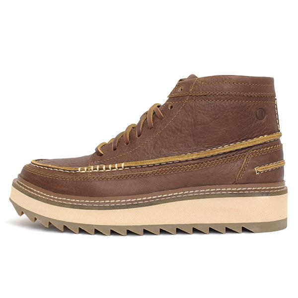 Clarks Originals Clarkhill Mid - Scarponcini Uomo In Pelle Marrone, Plantare Intercambiabile, Suola Contour Cushion