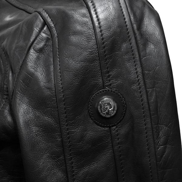 ディーゼル レザー ブルゾン メンズ 革ジャン ライダース ジャケット サイズ M DIESEL T-FERGUSON 新品の画像