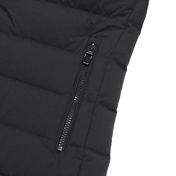 極美品✨デュノ DUNO 異素材MIX ロングダウンコート ブラック 40 DUNO（デュノ） ダウンコート HELGA PRATO/MEST レディース フード付き