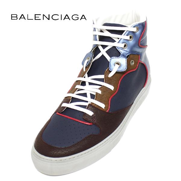 バレンシアガ スニーカー メンズ 靴 ハイカット レザー シューズ BALENCIAGA 326441 :balenciaga067r