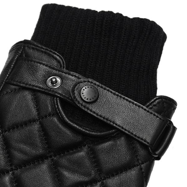 Barbour（バブアー） グローブ 手袋 メンズ レザー MGL0027 BK11