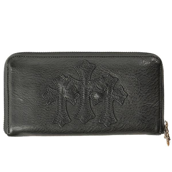 クロムハーツ Chrome Hearts 財布 ラウンドファスナー サイフ 長財布 5 大好評 メンズ
