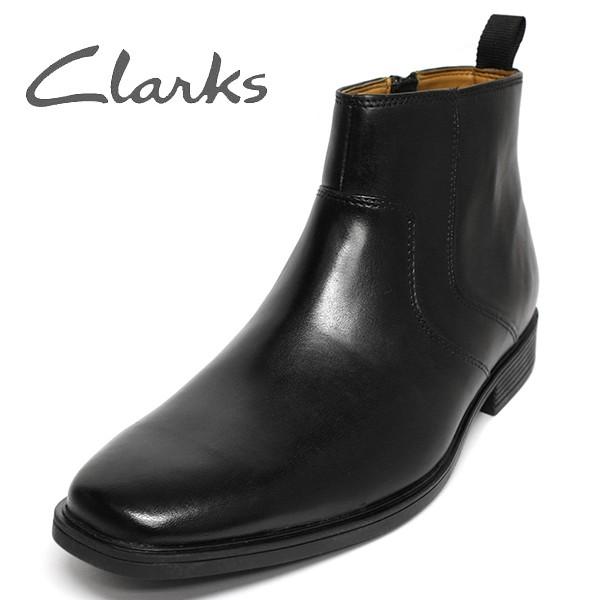 クラークス 靴 メンズ ブーツ サイドジップ ウォータープルーフ 防水加工 Clarks Tilden Zipii 全ての