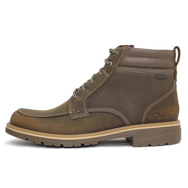 Clarks（クラークス） 靴 メンズ ブーツ サイドジップ レースアップ