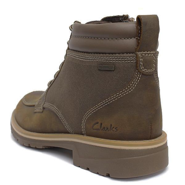 Clarks（クラークス） 靴 メンズ ブーツ サイドジップ レースアップ