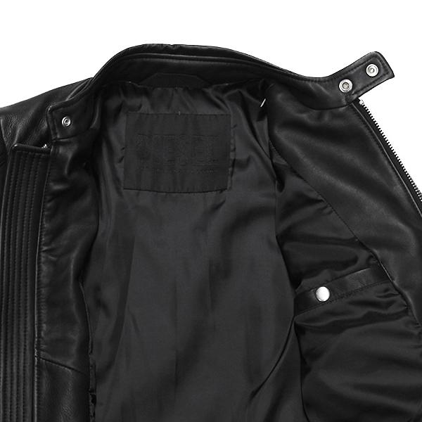DIESEL ディーゼル レザー ブルゾン メンズ 革ジャン ライダース DIESEL ディーゼル レザー ブルゾン メンズ 革ジャン ライダース