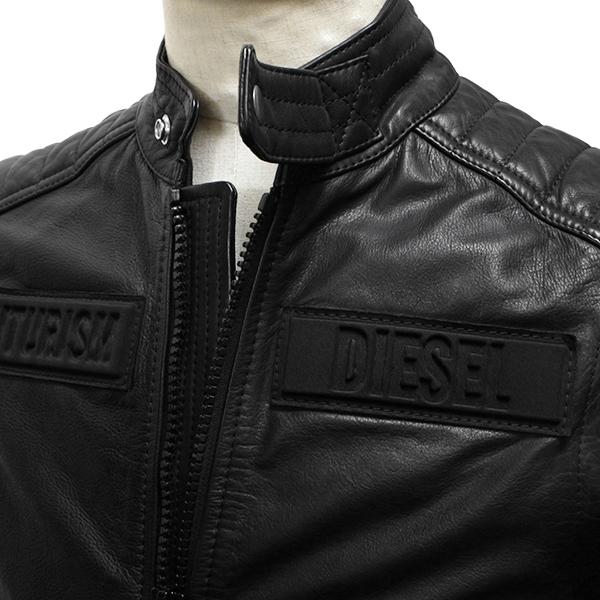DIESEL ディーゼル レザー ブルゾン メンズ 革ジャン ライダース DIESEL ディーゼル レザー ブルゾン メンズ 革ジャン ライダース