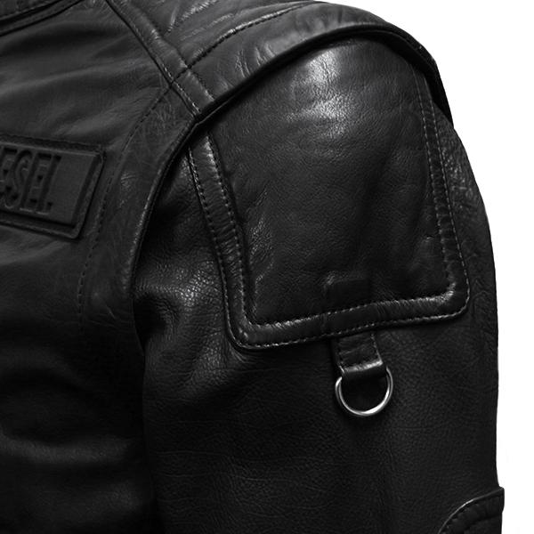 DIESEL ディーゼル レザー ブルゾン メンズ 革ジャン ライダース DIESEL ディーゼル レザー ブルゾン メンズ 革ジャン ライダース