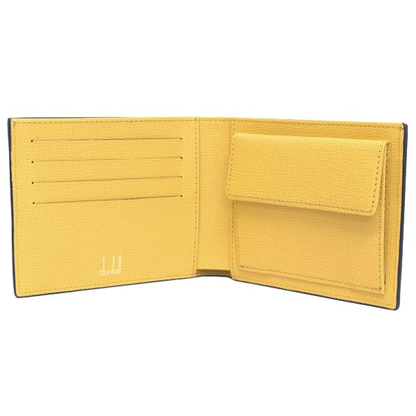 dunhill（ダンヒル） 財布 メンズ 2つ折り財布 ネイビー DUNHILL