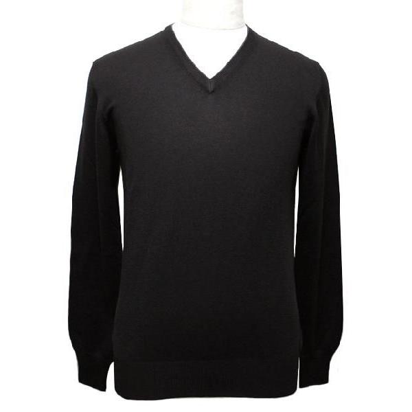 人気定番の セーター Sasso Gran グランサッソ 46 セーター Vネック メンズ グランサッソ メンズ 46 ウール ニット Vネック トップス