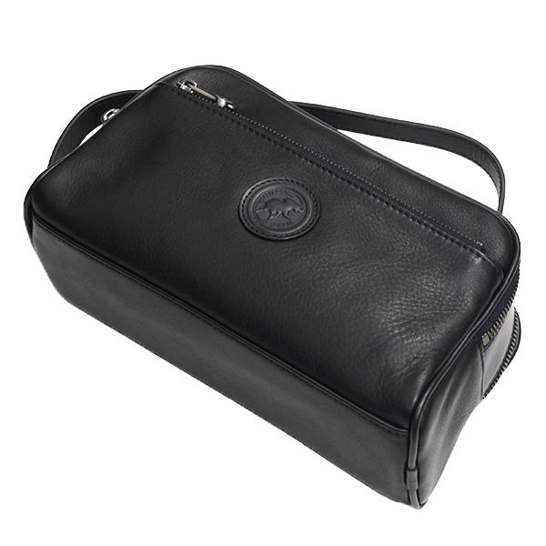 ハンティングワールド ナイロンキャンバス×レザー クラッチバッグ セカンドバッグ ハンティングワールド レザー×ナイロン クラッチバッグ セカンド