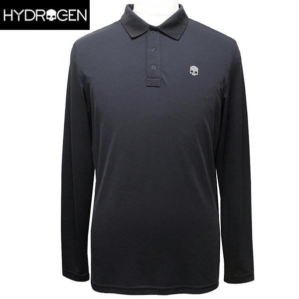 ハイドロゲン ゴルフ ポロシャツ メンズ 長袖 鹿の子 HYDROGEN GC0005 E08 | HYDROGEN