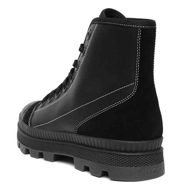 JIMMY CHOO ジミーチュウ　スニーカー　ハイカット　ミッドカット27.5 JIMMY CHOO ジミーチュウ ハイカット スニーカー ホワイト 白