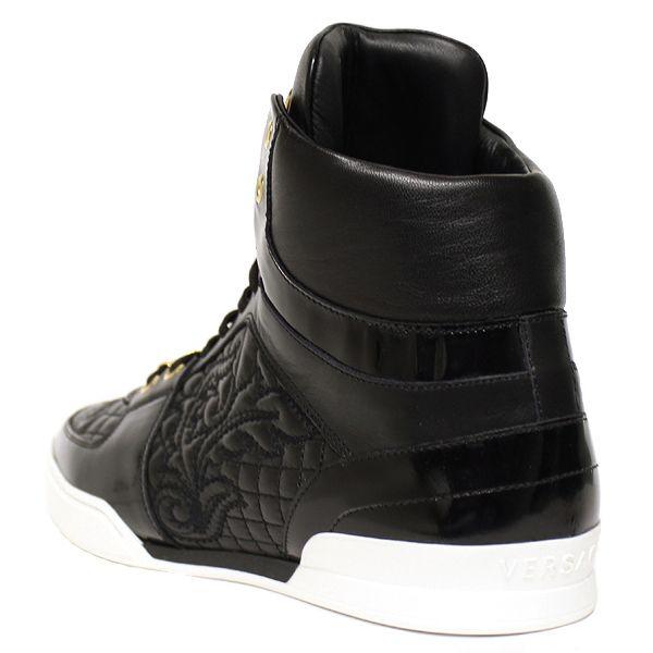 ヴェルサーチ スニーカー メンズ 靴 Versace ベルサーチ ハイカット レザー シューズ Dsu5176 Versace001 ブランド 靴 バッグ パラディー 通販 Yahoo ショッピング