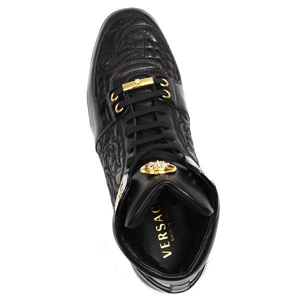 ヴェルサーチ スニーカー メンズ 靴 Versace ベルサーチ ハイカット レザー シューズ Dsu5176 Versace001 ブランド 靴 バッグ パラディー 通販 Yahoo ショッピング