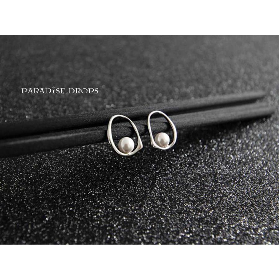 パール リング 不規則 ピアス 高級感 シンプル 真珠 金 銀 大人 通勤通学 普段使い K18 Umy8lb5is4 Sausagehouse In