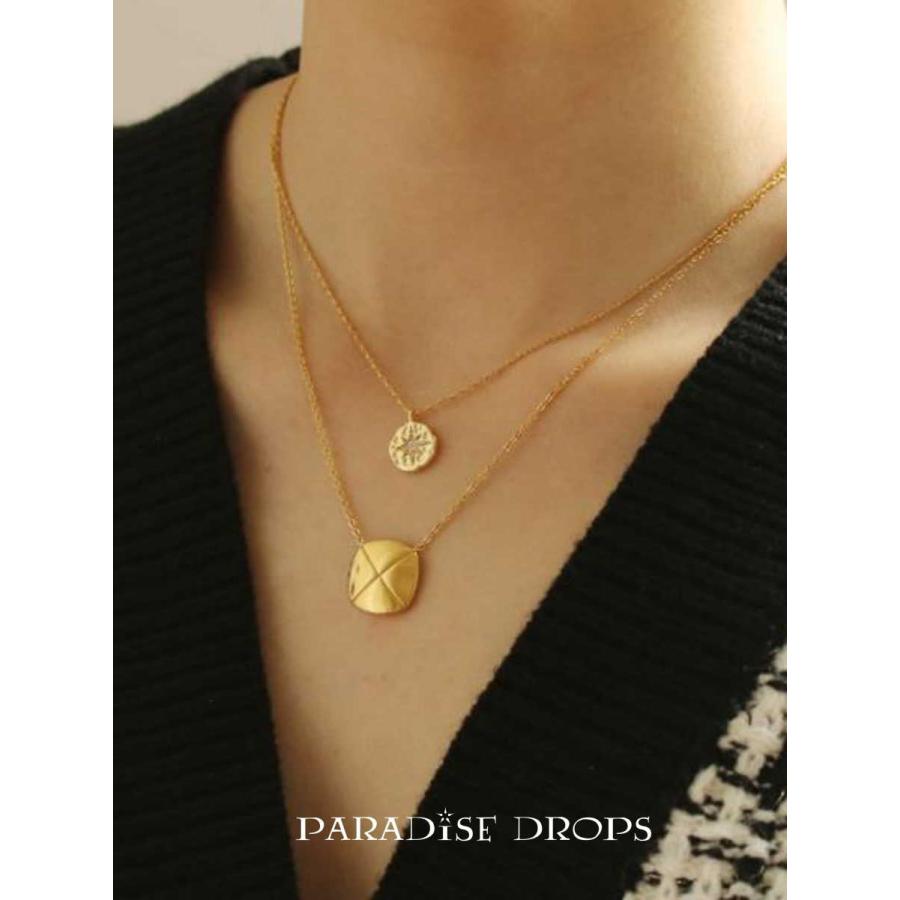 八芒星 コインネックレス Octagram オクタグラム ヴィンテージ風 星印 古代ギリシャ風 コインペンダント チャーム K18 :  Paradise Drops - 通販 - Yahoo!ショッピング