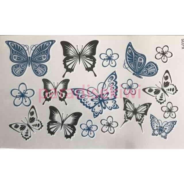 タトゥーシール バタフライ 蝶 夏 浴衣 水着 Para 0995yhqfw パラダイスキウイ 通販 Yahoo ショッピング